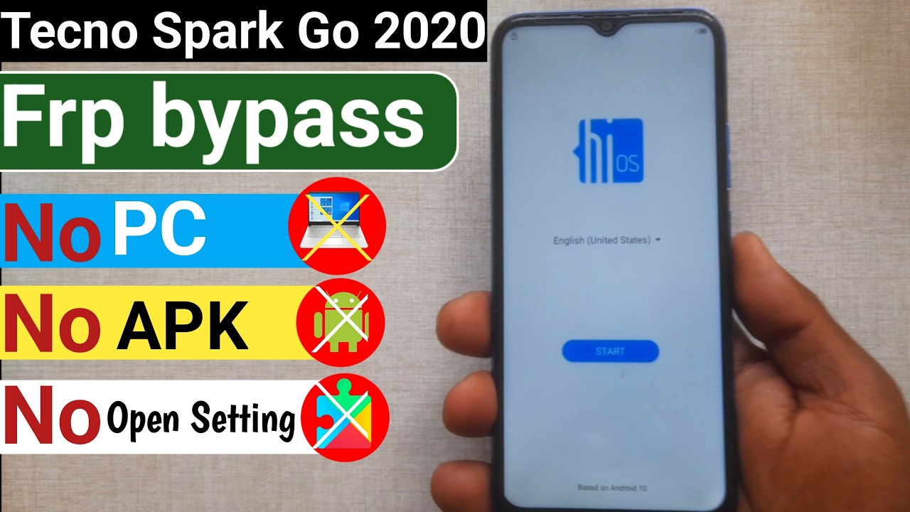 Tecno SPARK go 2020 (KE5) frp bypass without PC new trick #2025