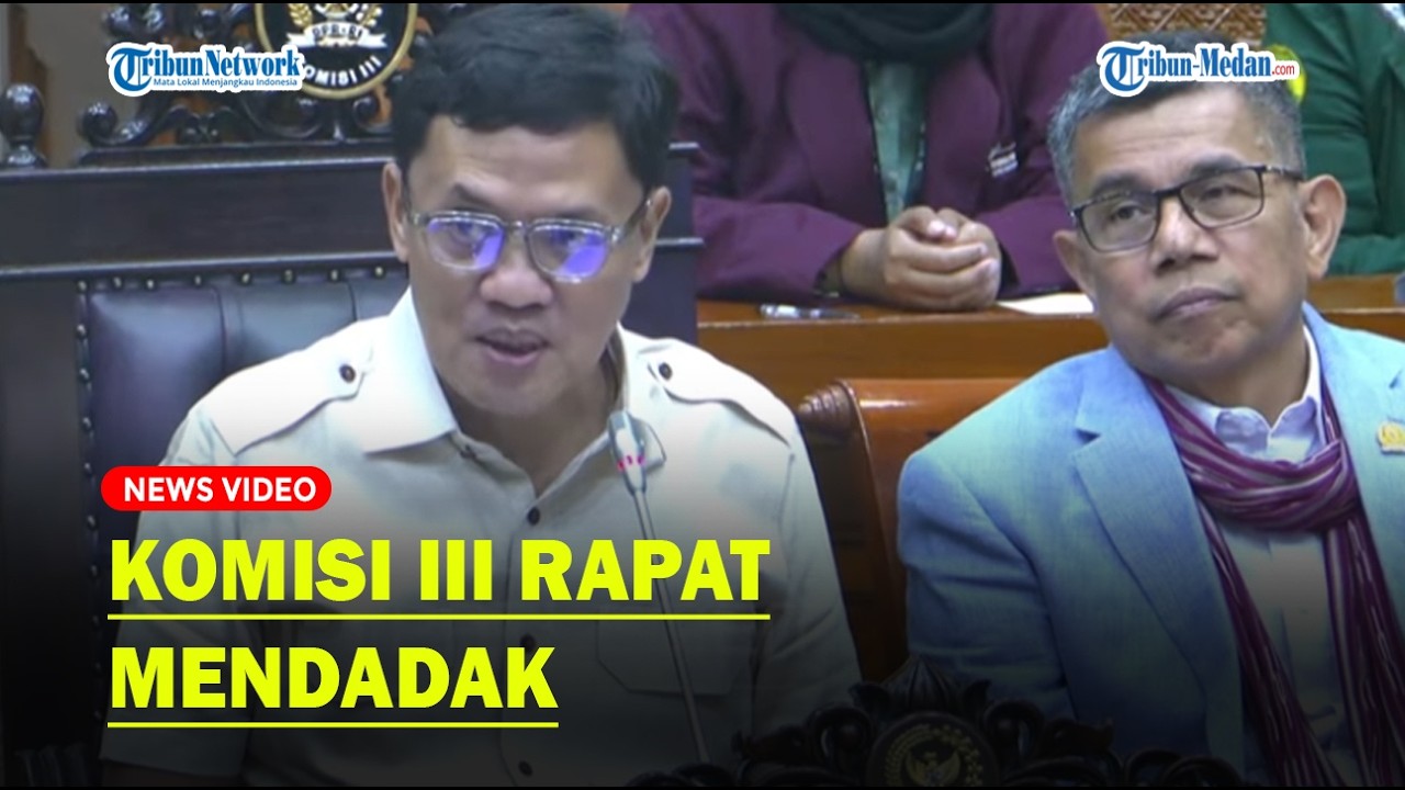 PERNYATAAN Resmi Komisi III DPR atas Kasus Penyiraman Air Keras Aktivis Andrie Yunus