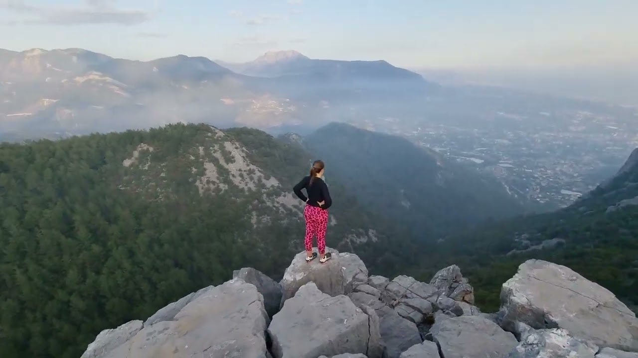 Hiking on Ancient Path With Amazing Cliff And Cave Views @ Alanya