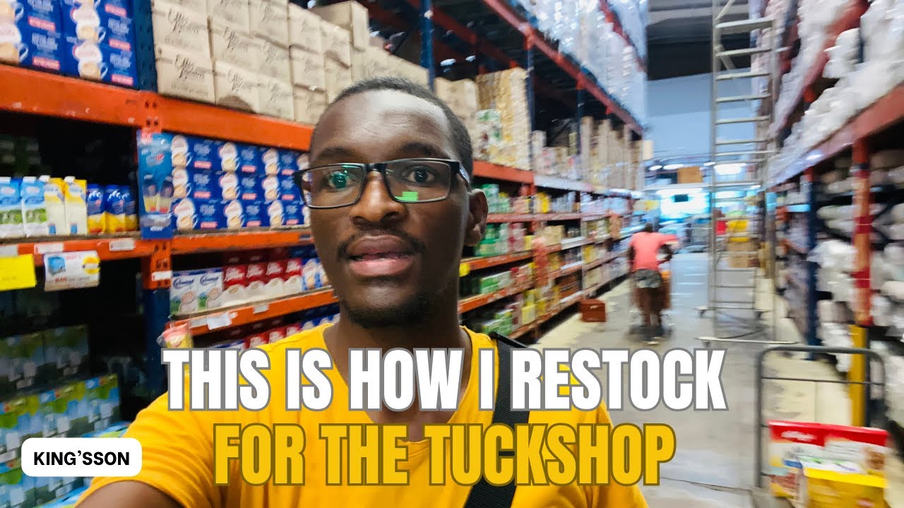 the in's and out's of restocking for the tuck shop