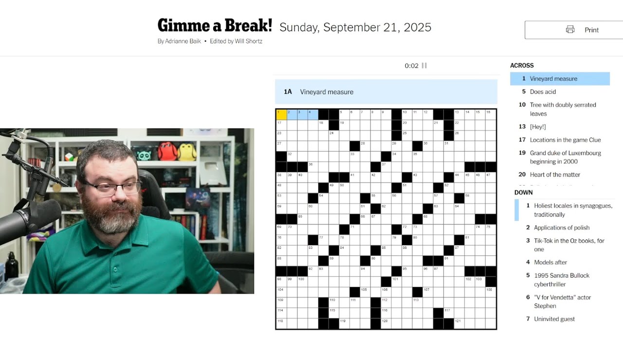 Learning Crossword Week 69 | NYT Crossword Sunday Sept 21st, 2025
