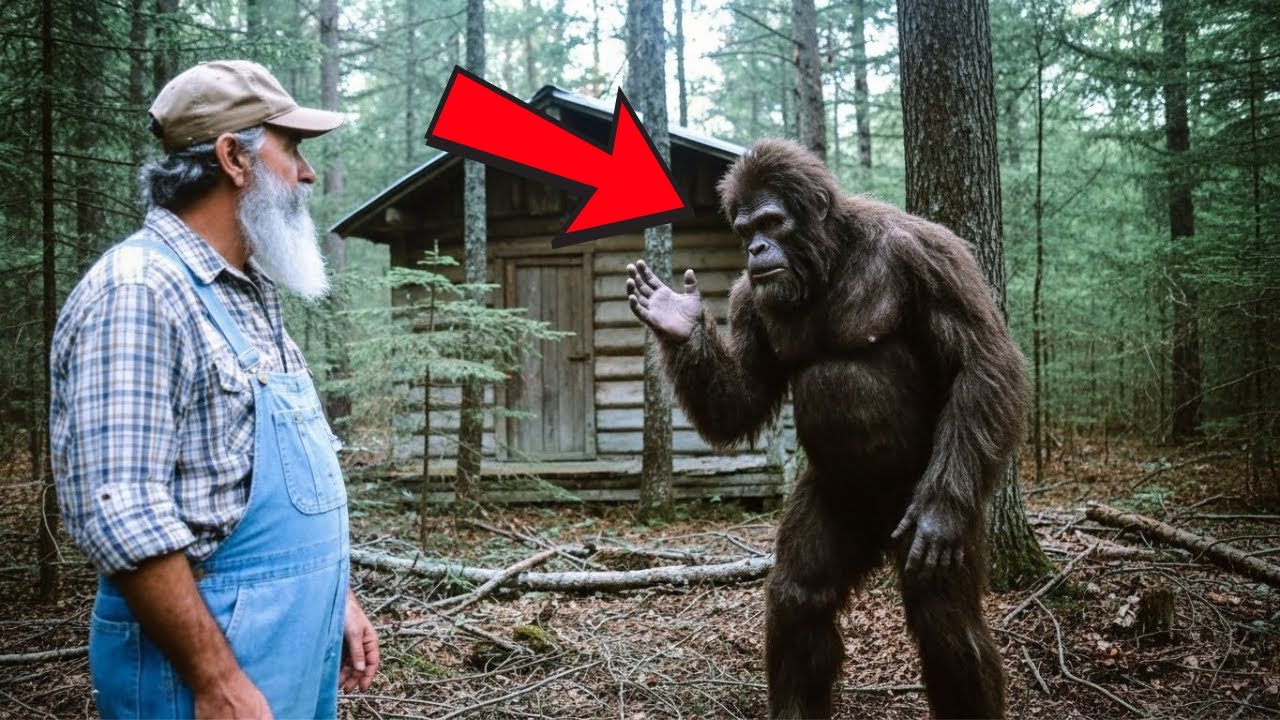 He Built a Cabin for Bigfoot — One Night, Bigfoot Finally Spoke