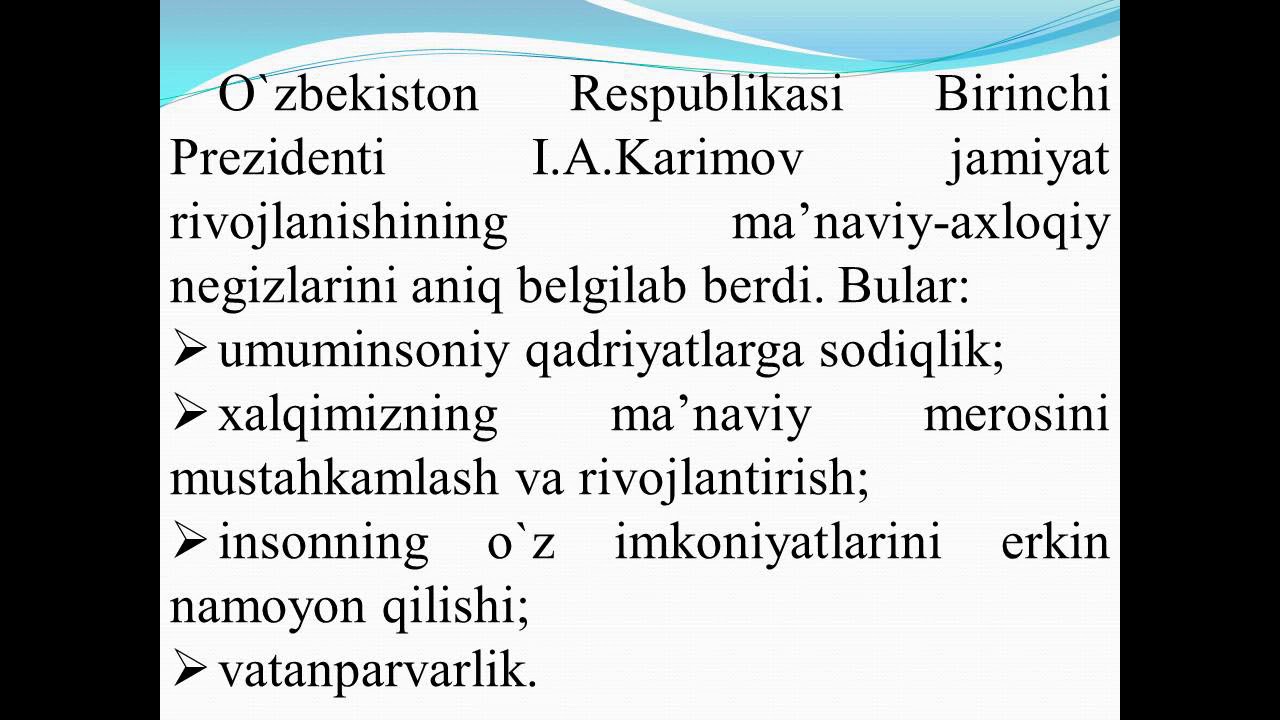 Mustaqillik yillarida tarbiya rivoji |  Ibodulla Uzoqov