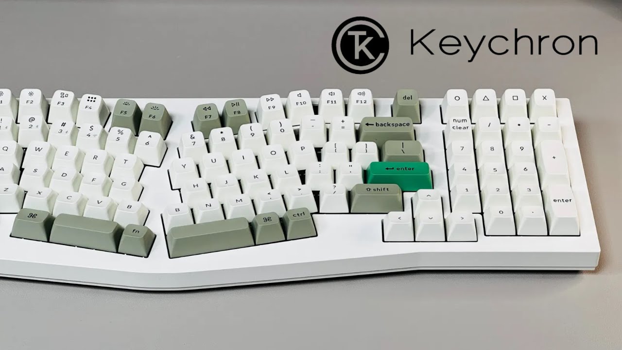 사실 이런 게 진짜 사무용 끝판왕 키보드 키크론 인체공학 앨리스 프로파일 풀배열 Keychron Q13 MAX Gateron 게이트론 바나나 택타일 스위치 바나나축