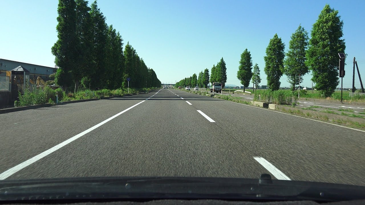 4K　国道17号・下り　等速　（暫定）その8　新潟県長岡市・越後川口→小千谷市→長岡市→見附市→三条市
