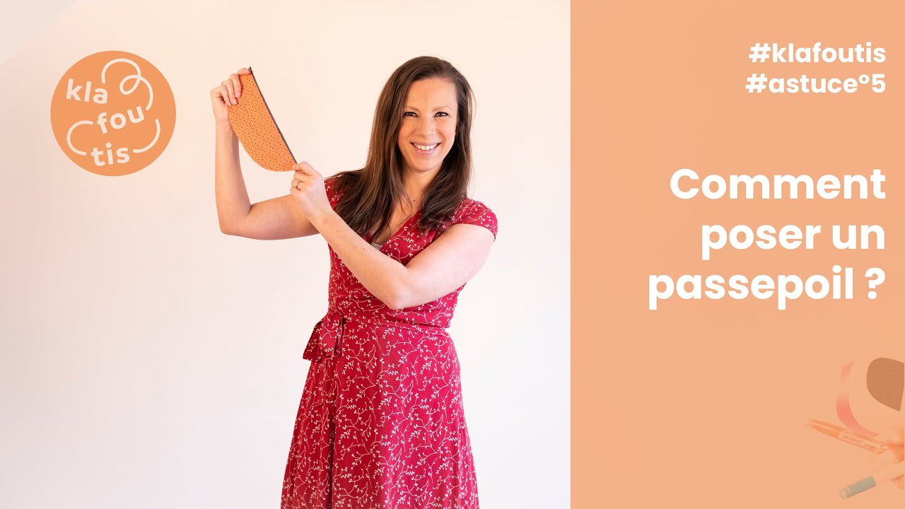 Tuto couture #5  : Comment  poser un passepoil ?