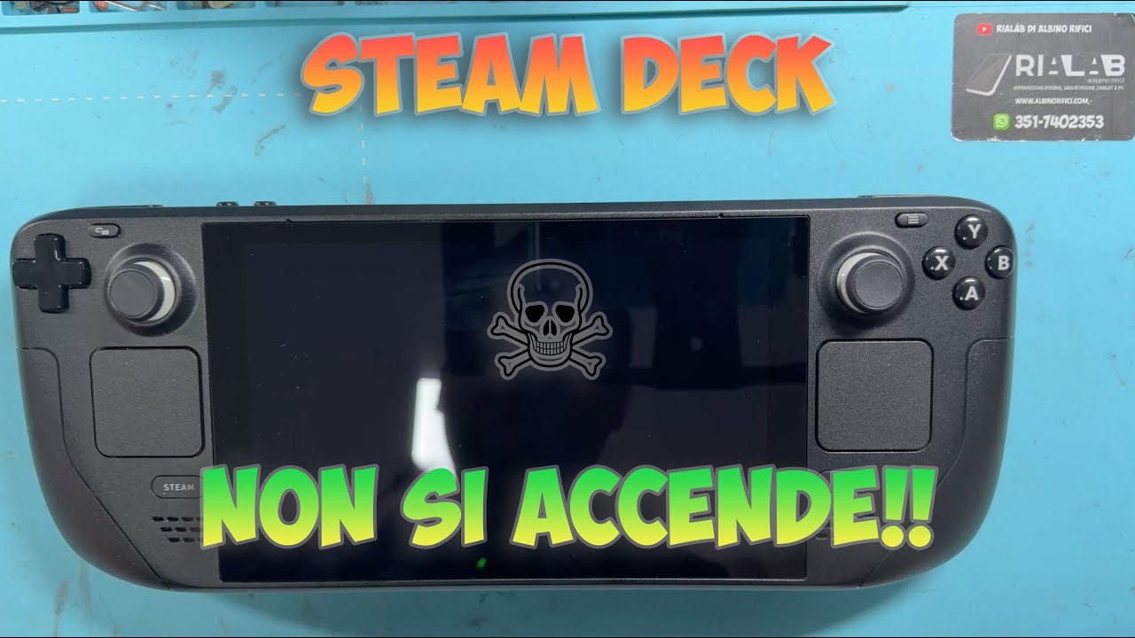 Steam deck lcd non si accende