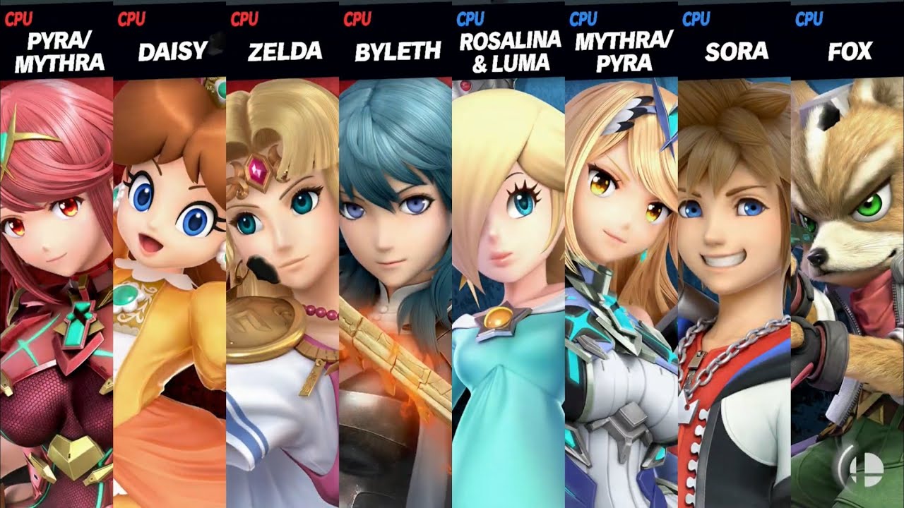 Super Smash Bros. Ultimate - Cloud Sea of Alrest Timed Battle