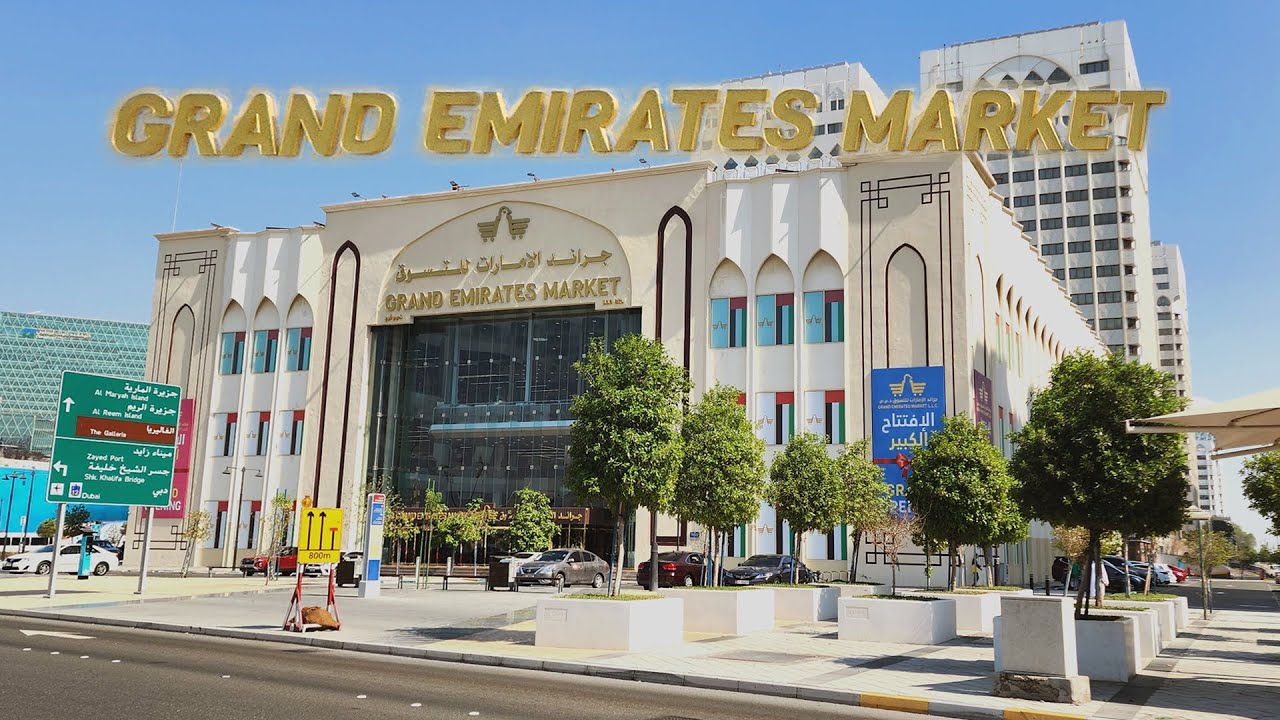 GRAND EMIRATES MARKET ABU DHABI 4K VIDEO