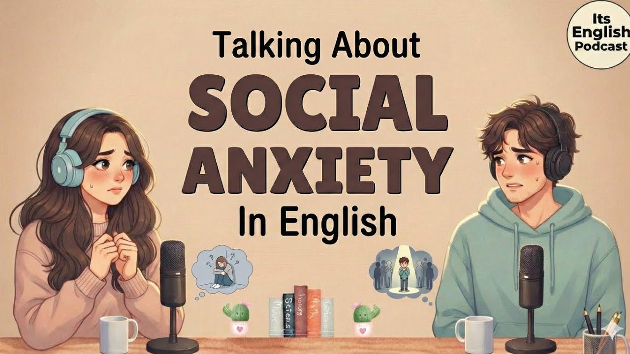 How to Talk About Social Anxiety in English | English Conversation Practice | English Podcast