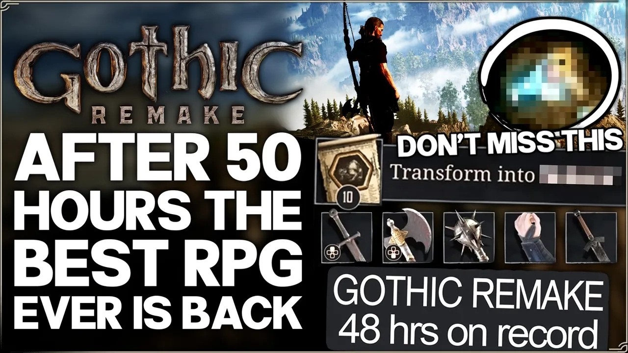 Спустя 50 часов шедевр вернулся... Вам ОБЯЗАТЕЛЬНО нужно сыграть в Gothic Remake! (Первые впечатл...