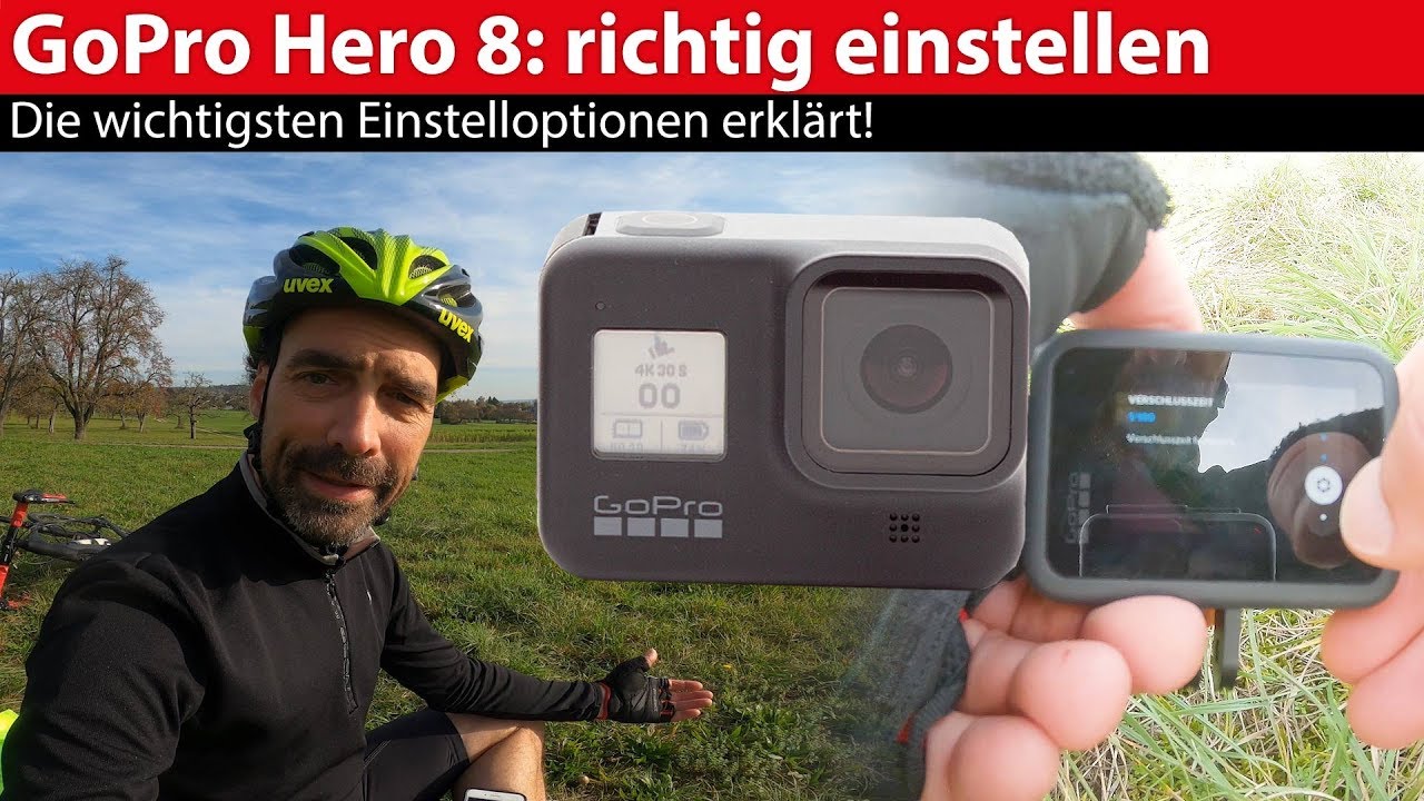 GoPro Hero 8: das Menü und die richtigen Grundeinstellungen