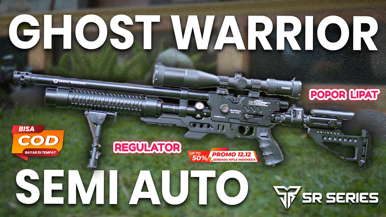PCP FULL SEMI AUTOMATIS TERBAIKK DI 2025‼️GHOST WARRIOR, SENAPAN ANGIN CANGGIH AKURASI BIKIN NAGIH‼️