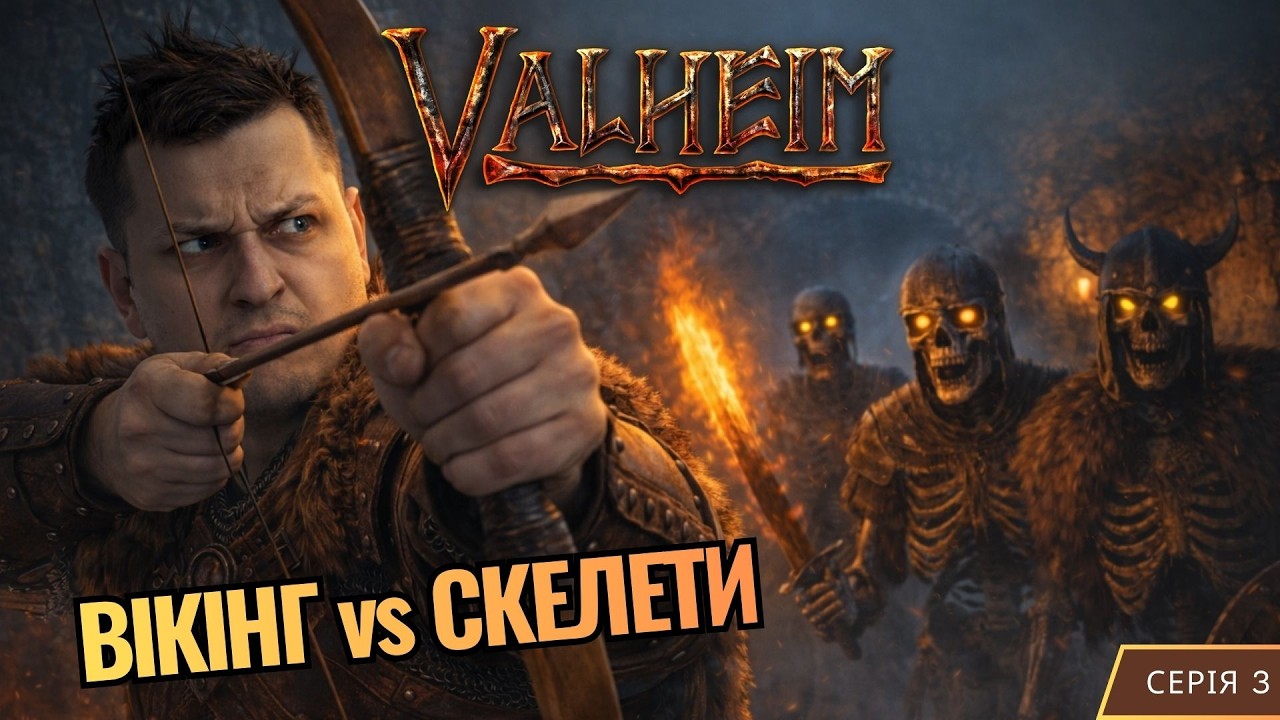 ВІКІНГ проти СКЕЛЕТІВ у ДАНДЖІ 🏹💀 (їх занадто багато) | Valheim | #3