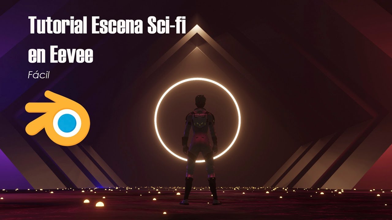 Tutorial Blender en ESPAÑOL: Escena Sci-fi FÁCIL en Eevee