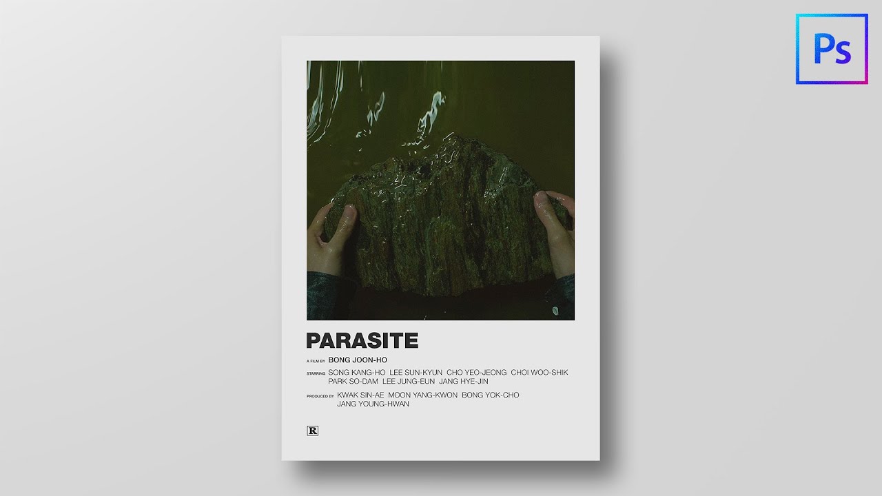 How to Create Minimal Movie Poster Design | Photoshop Tutorial | Lineworks
