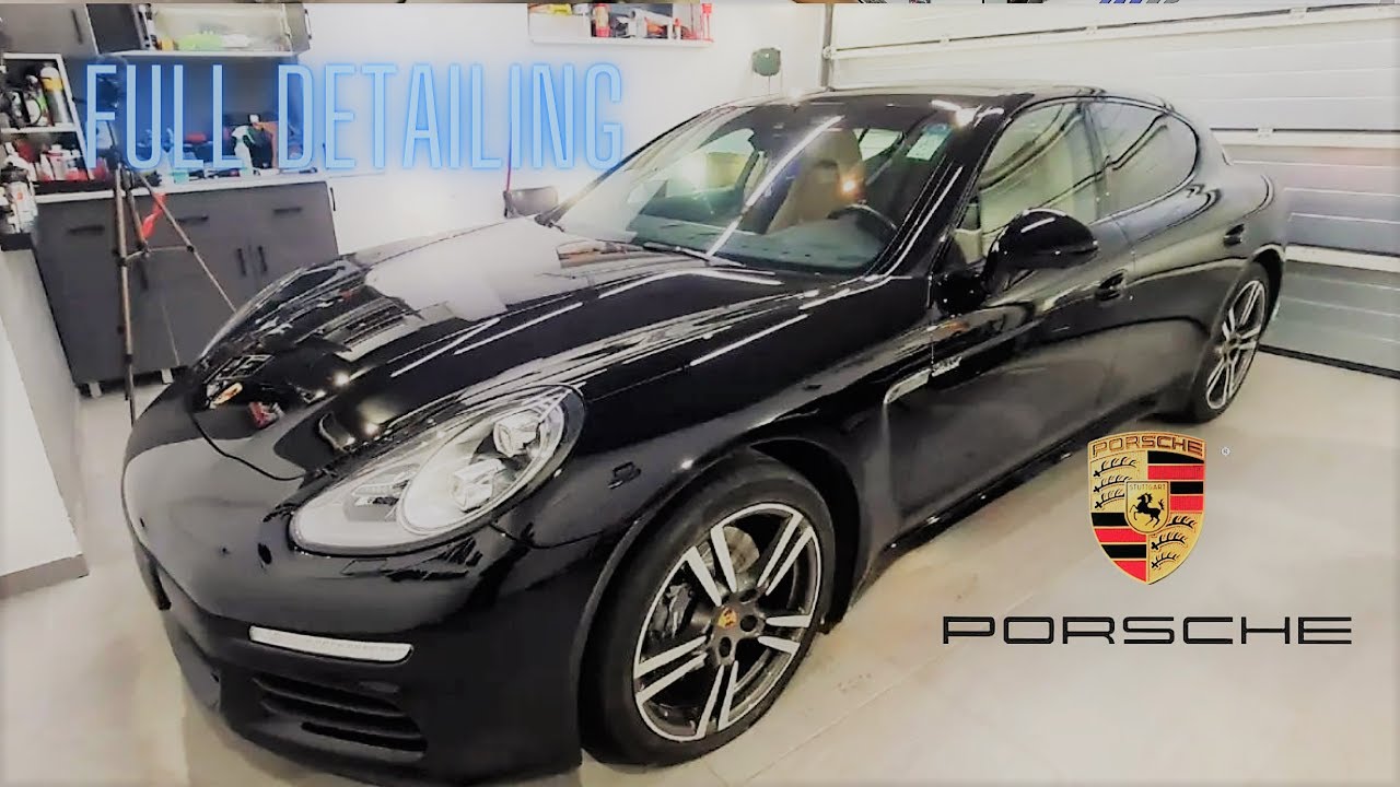 ZAPUŠTEN PORSCHE PANAMERA- najbolja sportska limuzina FULL DETAILING - poliranje / dubinsko / motor