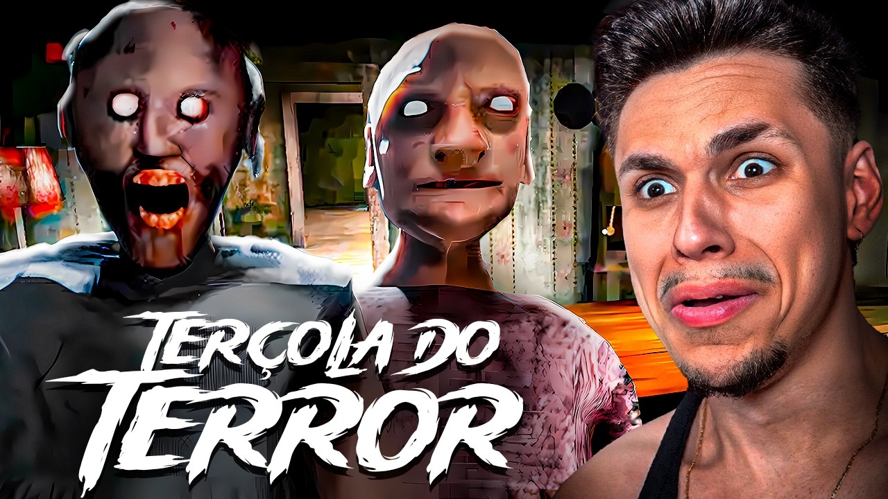 LIVE 🔴 - TERÇOLA do TERROR tentando fugir da casa dos DOIS PSICOPATAS no GRANNY 2...