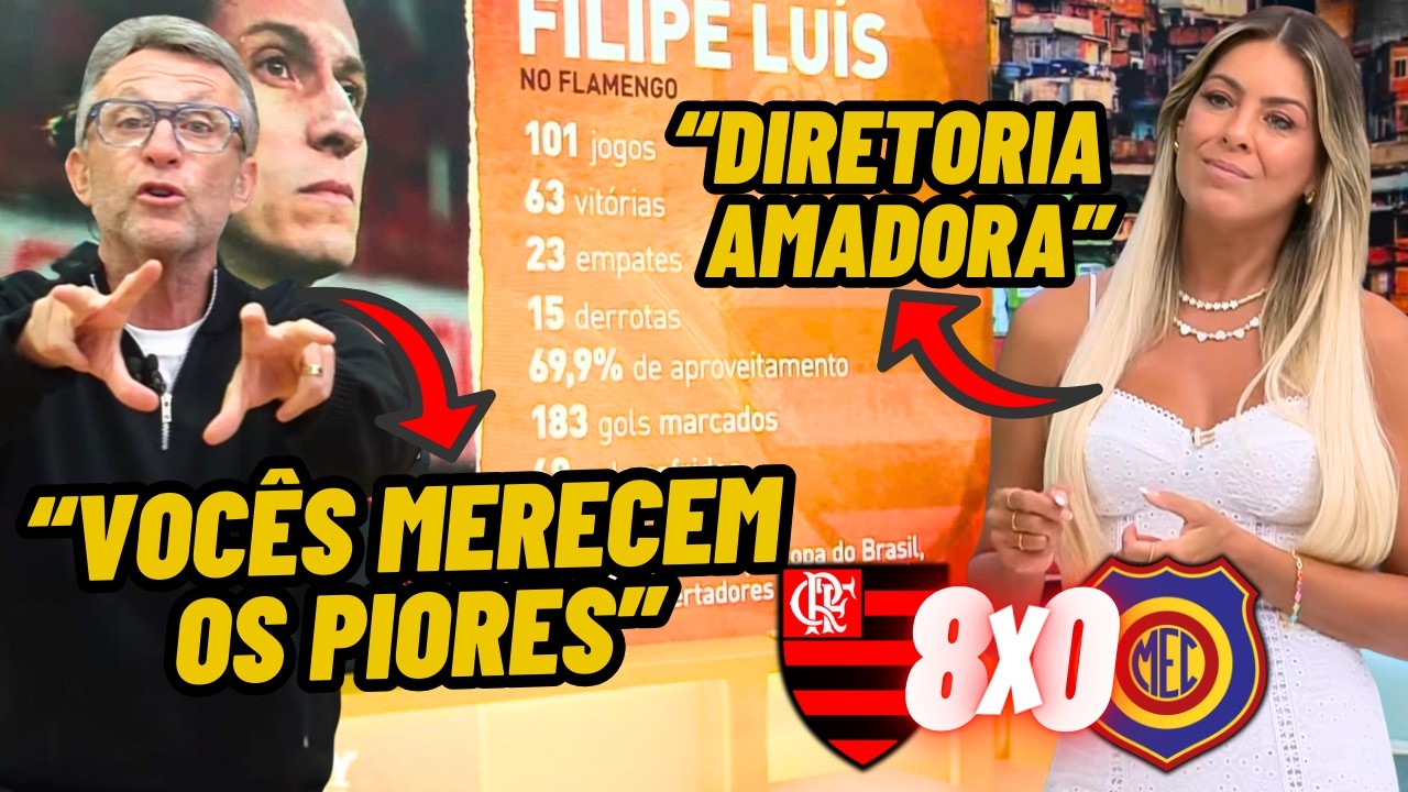 Neto e Renata Fan DETONAM BAP após DEMISÃO do FILIPE LUÍS que GOLEI! NOVO técnico é Leonardo Jardim