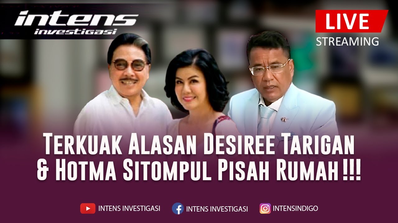 Blak blakan Desiree Tarigan Bongkar Permasalahan Rumah Tangganya | Intens Investigasi