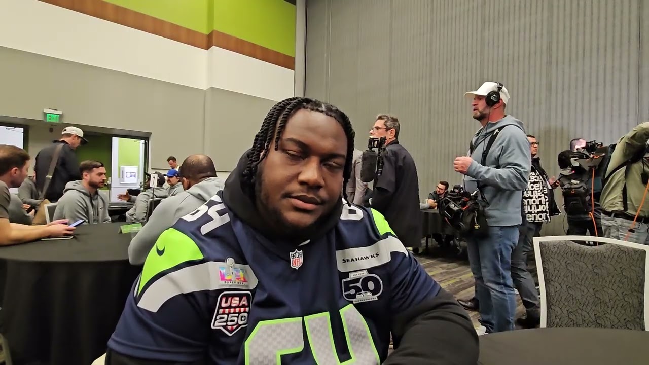 Christian Haynes G Seattle Seahawks Super Bowl 🏈 LX 2.3.26 interview 