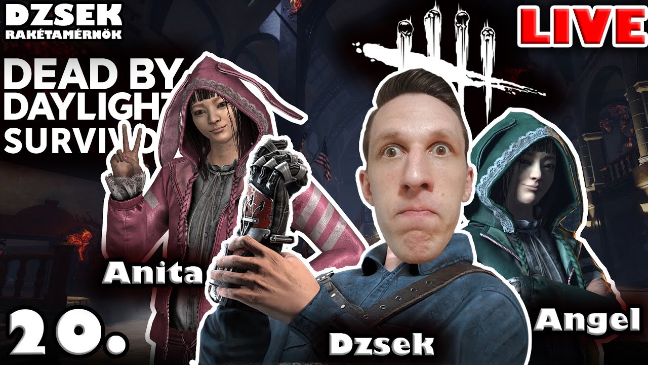🔴 Dead by Daylight - SURVIVOR - 20. Rész - Keddi Killer Kerülgetés