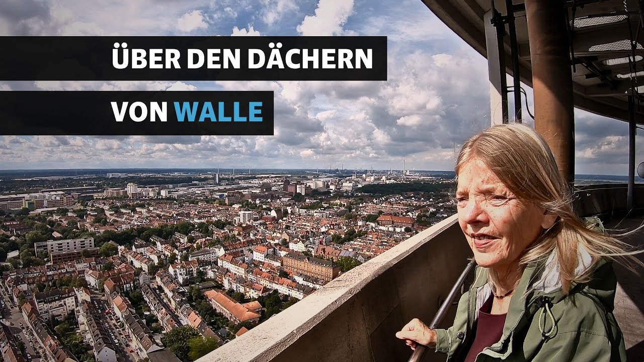 Tour durch Bremen-Walle: Bei Falken auf dem Fernsehturm, im Westend und im 