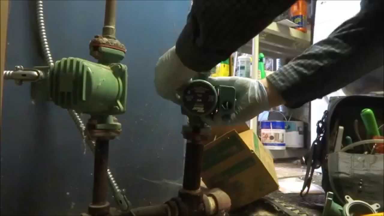 no heat on first floor bad taco 007 circulator replaced,purged air