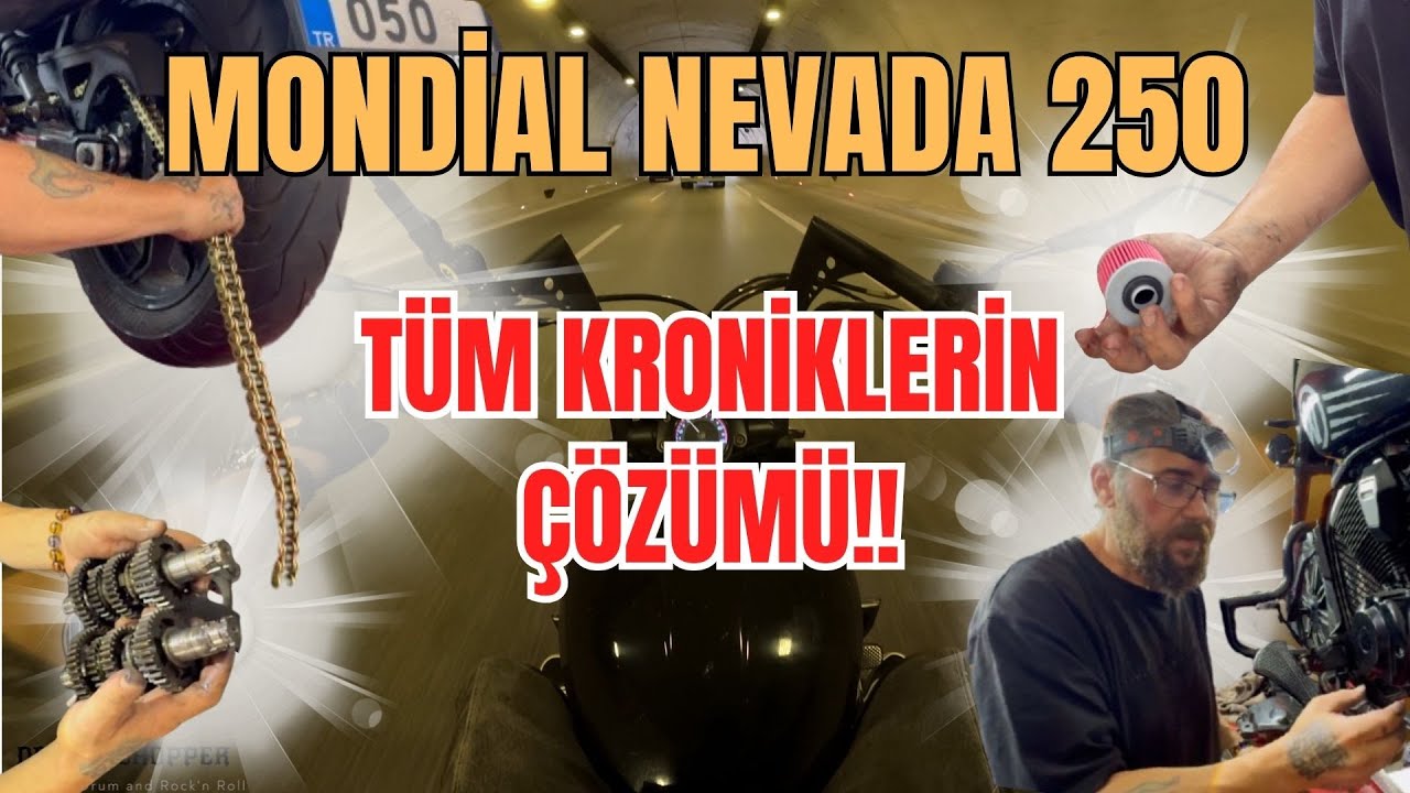 MONDİAL NEVADA 250 KRONİKLERİ ÇÖZÜMÜ || NELERE DİKKAT EDİLMELİ ? || BERLİN CUSTOM CHOPPER || TAVSİYE
