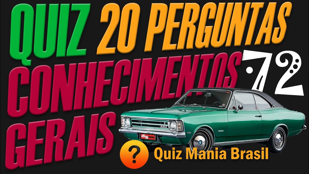 🟢 Quiz Conhecimentos Gerais e Atualidades nº 72 | Mil Curiosidades e Mini Aulas | Quiz mania Brasil