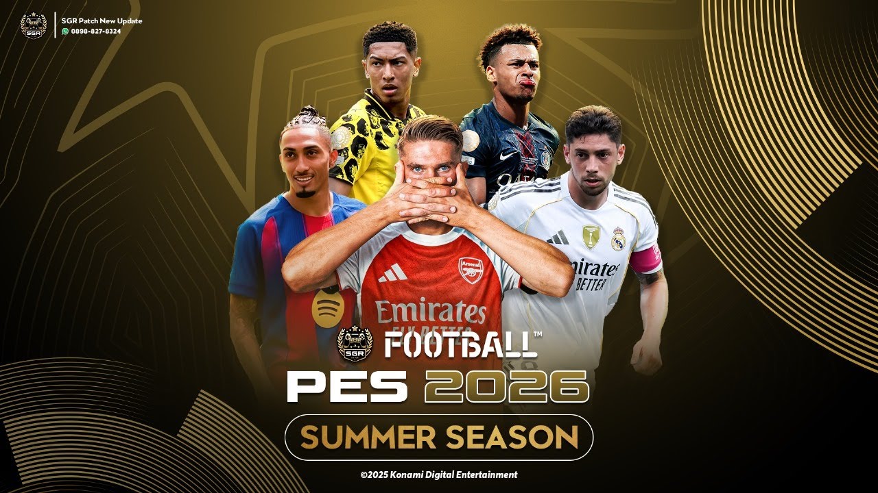 PES 26 SGR PATCH SUMMER SEASON PS4 HEN RELEASE 15/8/25