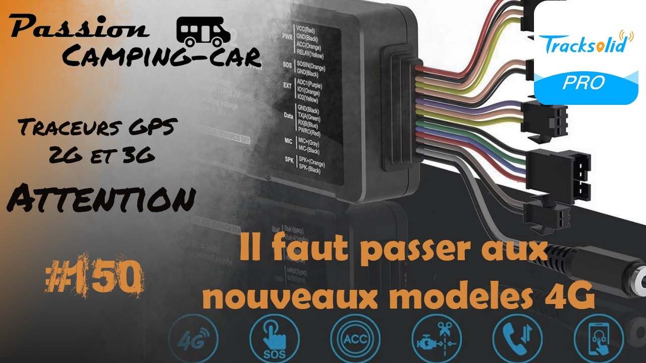Episode 150: les Traceur GPS 2G et 3G bientot obsolètes, la solution