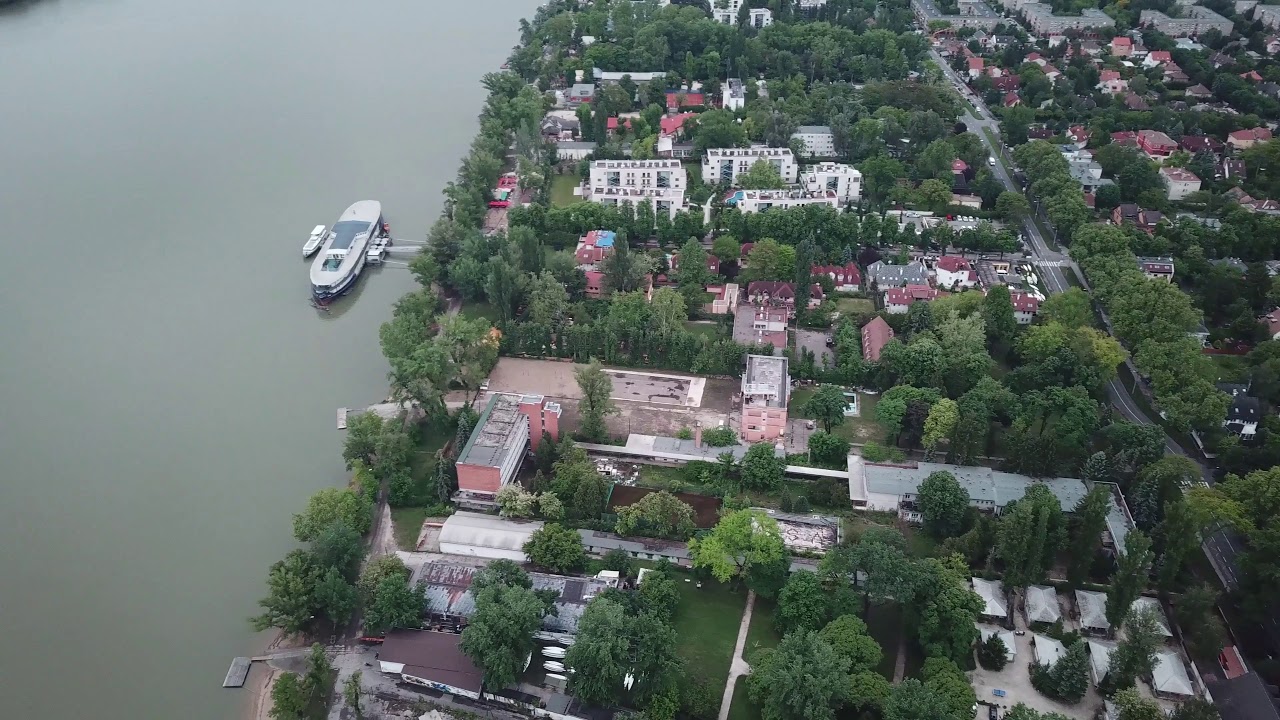 Pihentető zene és repülés.  Pünkösdfürdő, Római part 2019 05 16