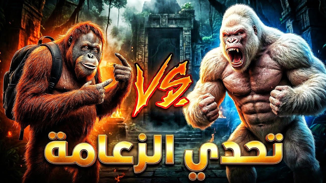 تحدي ال99 ليلة: القرداني في تحدي الزعامة امام الزعيم الابيض 