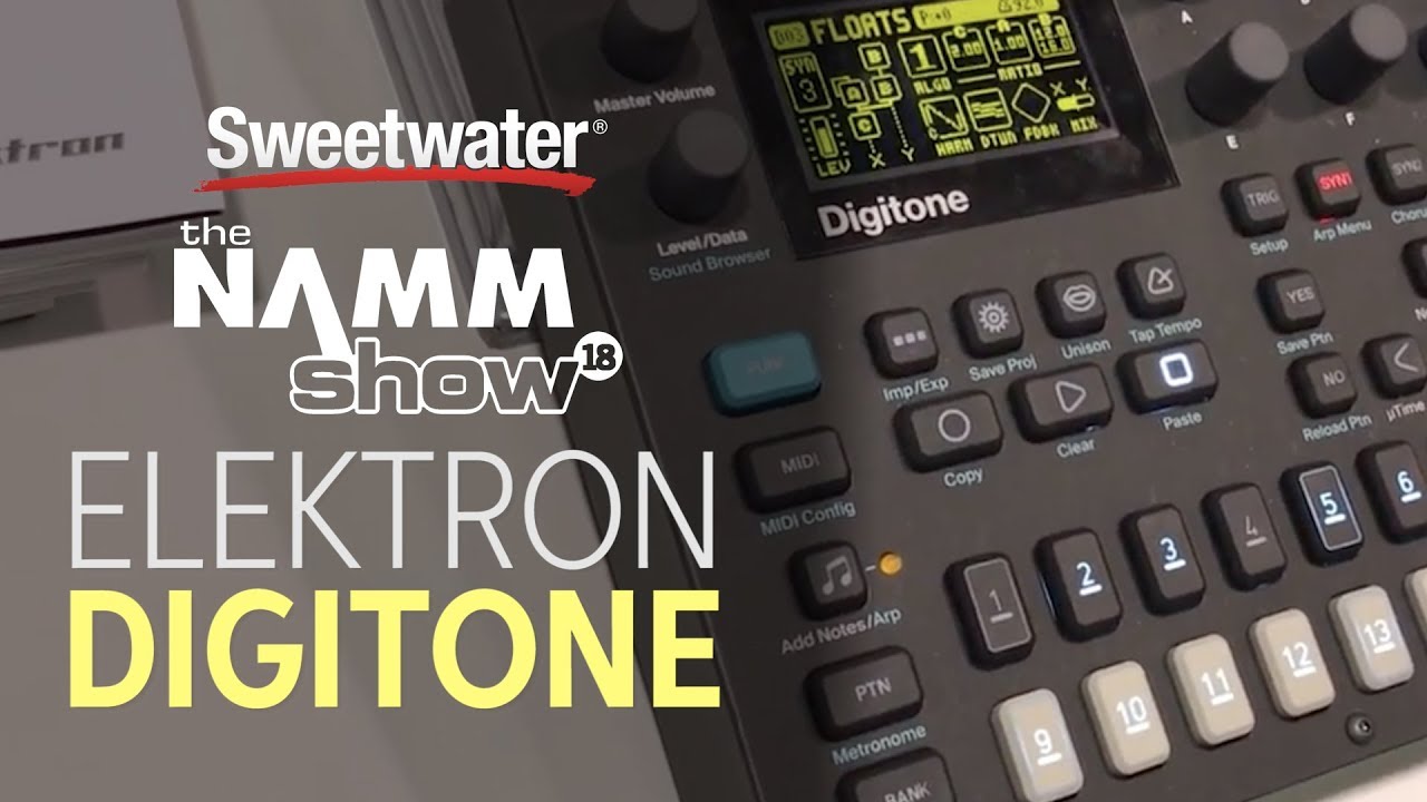 Elektron Digitone 8-voice FM Synth at Winter NAMM 2018