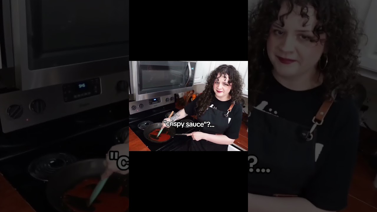 wtf is crispy sauce lex #funny  #viralshorts #shortsviral #lexlou #foodshorts