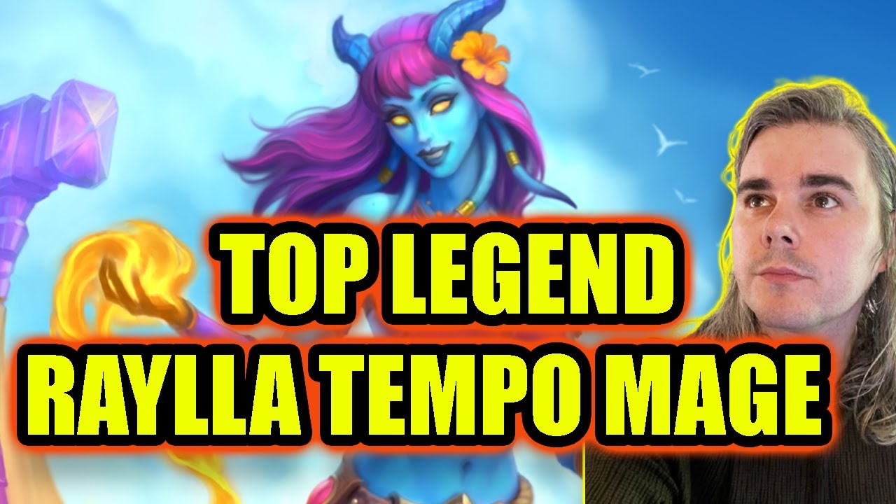 Top Legend Raylla Tempo Mage gameplay - post Perils in Paradise miniset meta