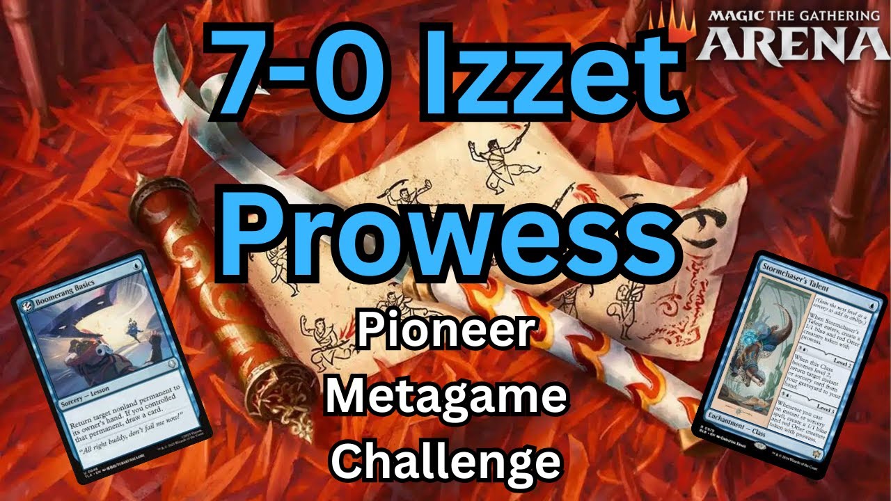 7-0 Metagame Challenge - Izzet is busted - UR Prowess Deck Tech - Pioneer BO3 MTG Arena Competitive
