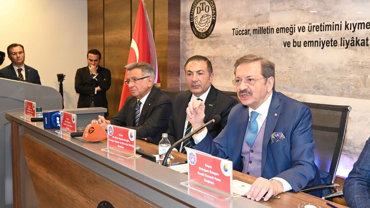 TOBB BAŞKANI HİSARCIKLIOĞLU, DENİZLİ’DEN ANKARA’YA SESLENDİ