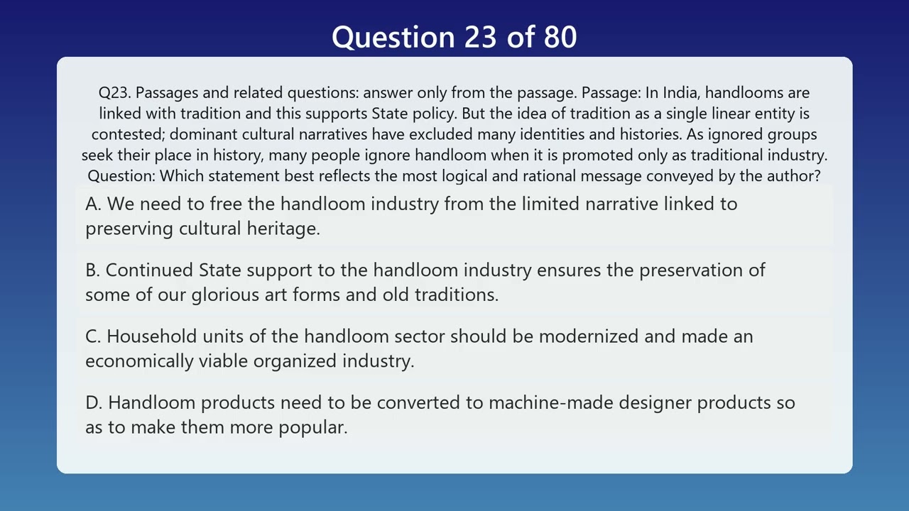 Solved UPSC Prelims 2025 CSAT Paper 2 - Fully Solved MCQs with Explanations | UPSC CSAT Paper 2 MCQS