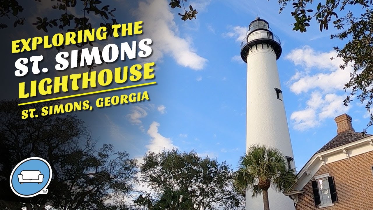 St. Simons Island Lighthouse in St. Simons Island, Georgia- 129 Steps to the Top!
