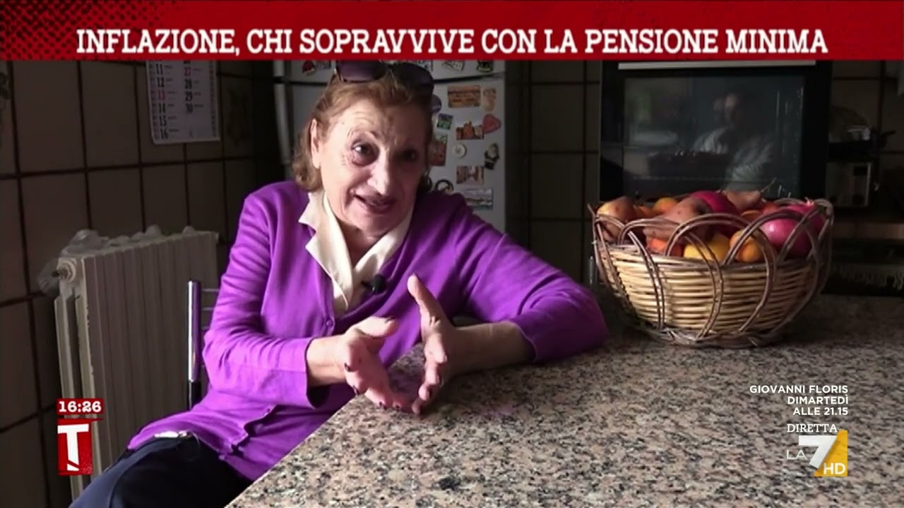 Inflazione, chi sopravvive con la pensione minima