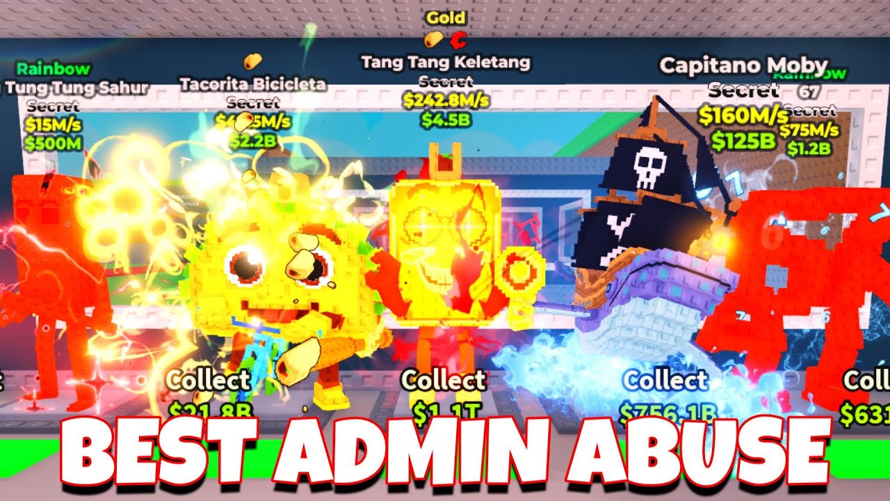 [🤫] How I STOLE INSANE SECRETS During ADMIN ABUSE... 🔥 (Steal A Brainrot)