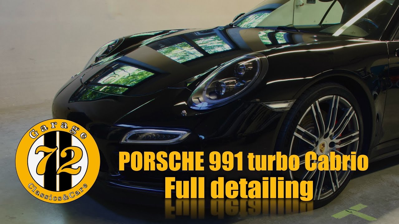 “Ultimate Car Detailing and Paint Care on Porsche 991 Turbo Cabrio | Perfect Showroom Shine”