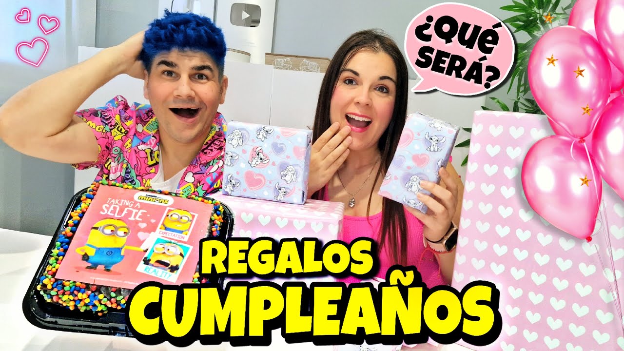 ABRIENDO MIS REGALOS DE CUMPLEAÑOS 🎁 "SORPRESA A MI NOVIA LIBI"
