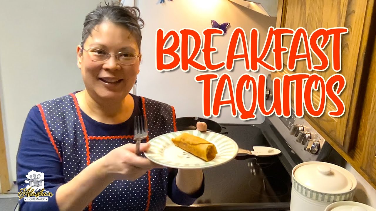 Freezer Meals | Breakfast Taquitos