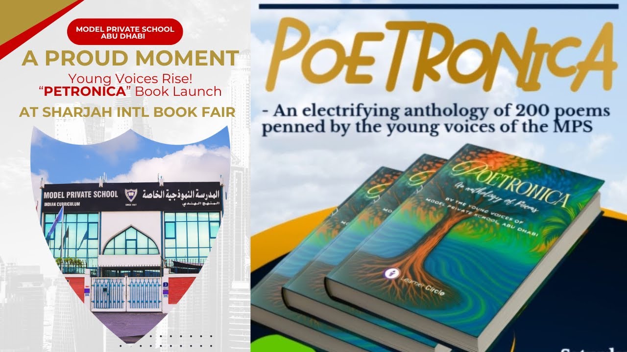 Model Private School Releases PETRONICA - collection of 201 poems at Sharjah International Book Fair