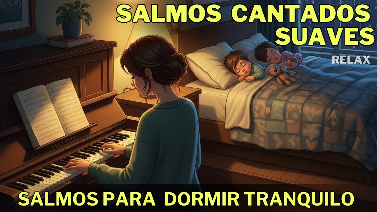 Salmos Cantados Terapêuticos - Paz para a Alma e Alívio do Estresse 🌿 Música que Restaura Corpo e Es
