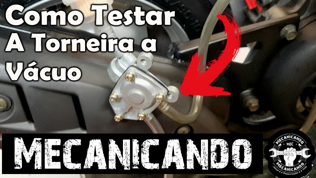 PROJETO YAMAHA JOG 50 🔧🔨TESTANDO E TROCANDO A TORNEIRA DE GASOLINA A VÁCUO 💯