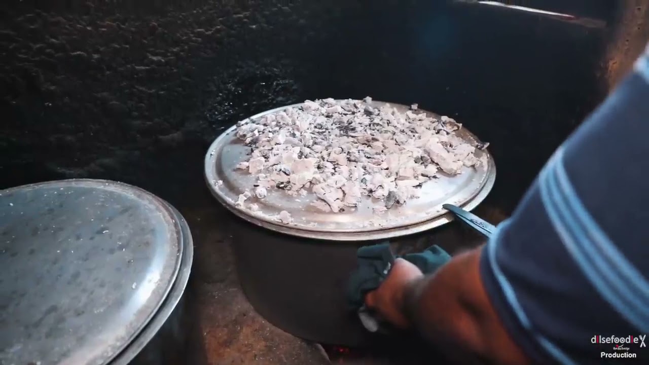 Original Hotel Hanumanthu Making of Mutton palav Covered by Dil se Foodie